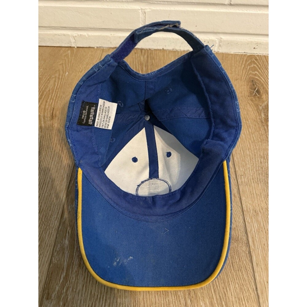 Vintage Ed Ed N Eddy Blue Strapback Hat Cap AOP Size Adjustable Rare - Picture 4 of 4